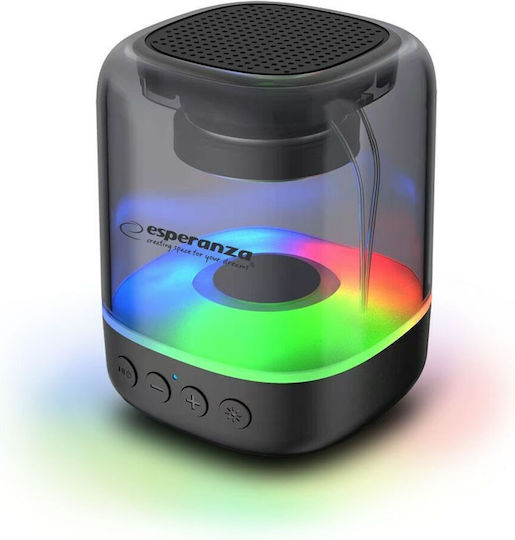 Esperanza Ηχείο Bluetooth 3W με Ραδιόφωνο και Διάρκεια Μπαταρίας έως 4 ώρες Μαύρο EP154