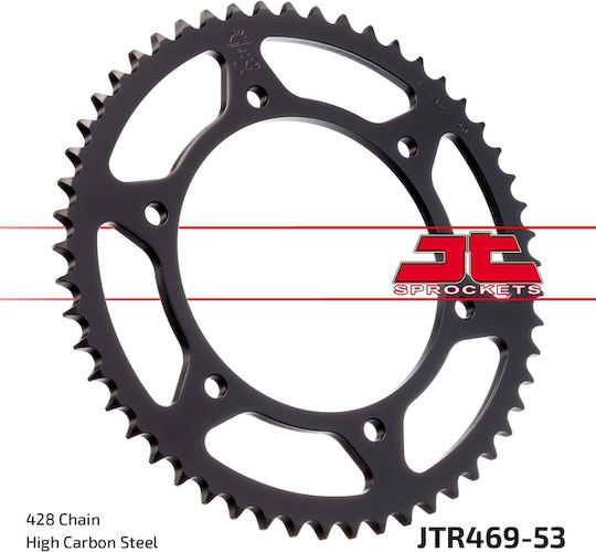 JT Sprockets Γρανάζι Πίσω 53 Δοντιών για Honda XL 250