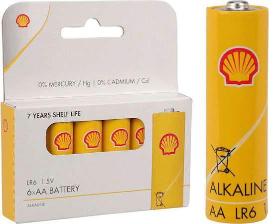 Shell Baterii Alcaline AA 1.5V 6buc C31300320