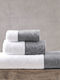 Rythmos 3pc Bath Towel Set Charisma Gray In a Bag Weight 500gr/m²