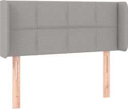 vidaXL LED Bed Headboard Fabric Light Grey 103x...