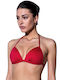 Bluepoint Padded Triangle Bikini Top Red