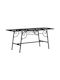 Bench Outdoor Metal Black 110x38x46cm