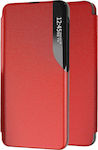 Ancus Smart Flip Book Σιλικόνης Κόκκινο (Galaxy A53)
