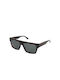 Lacoste Men's Sunglasses with Brown Tartaruga Plastic Frame and Black Lens L984S-230