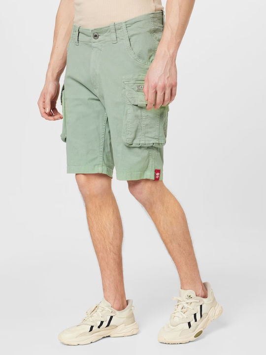 Alpha Industries Ανδρική Βερμούδα Cargo Πράσινη