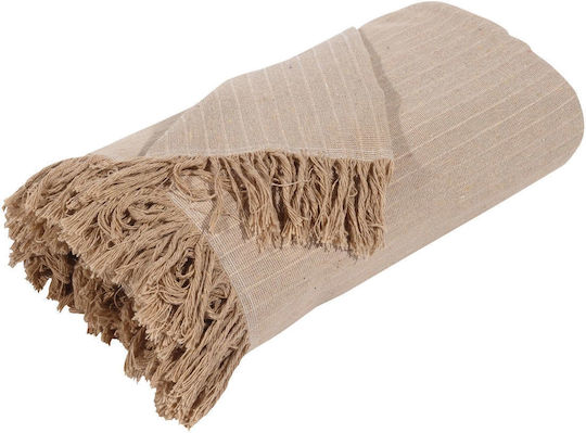 Das Home Three-Seater Sofa Throw 0238 180x300cm Beige