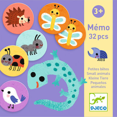 Djeco Board Game Memo Small Animals 3+ Years