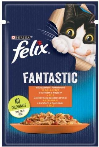 Felix Wet Food for Cats in Pouches with Chicken 85gr