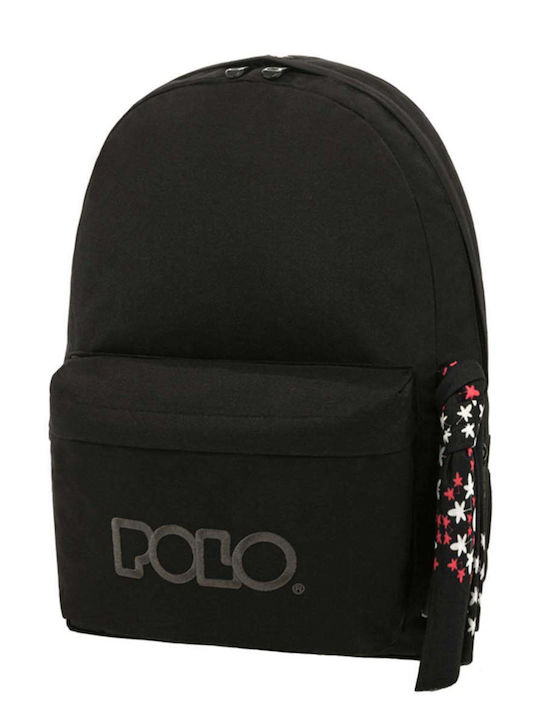 Polo Original Scarf School Bag Backpack Junior High-High School in Black color 23lt 2023