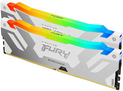 Kingston Fury Renegade RGB 64GB DDR5 RAM mit 2 Modulen (2x32GB) und Geschwindigkeit 6000 für Schreibtisch