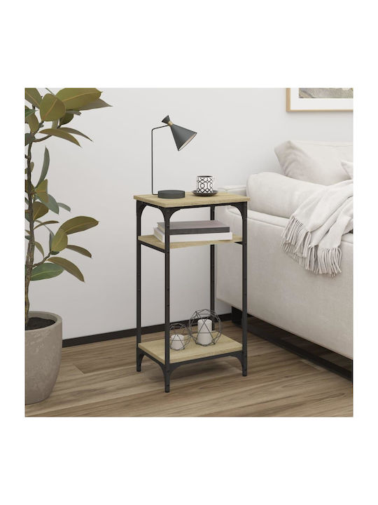 Rectangular Side Wooden Coffee Table Sonoma Oak W40xL30xH75cm