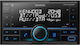 Kenwood Auto-Audiosystem 2DIN (Bluetooth/USB/AUX/WiFi/GPS/Apple-Carplay/Android-Auto/Notenblätter)