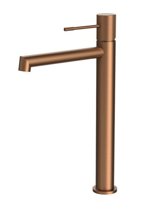 Orabella Mixing Tall Sink Faucet Rose Gold