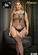 Plus Dimensiune Bodystocking-uri Sexy Plasă Plus Dimensiune Sexy Bodystocking Negru