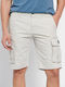 FBM007-00203 Men's Shorts Cargo Silver Grey