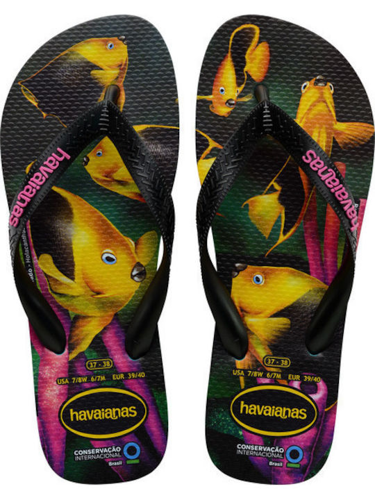 International Flip Flops in Black Color