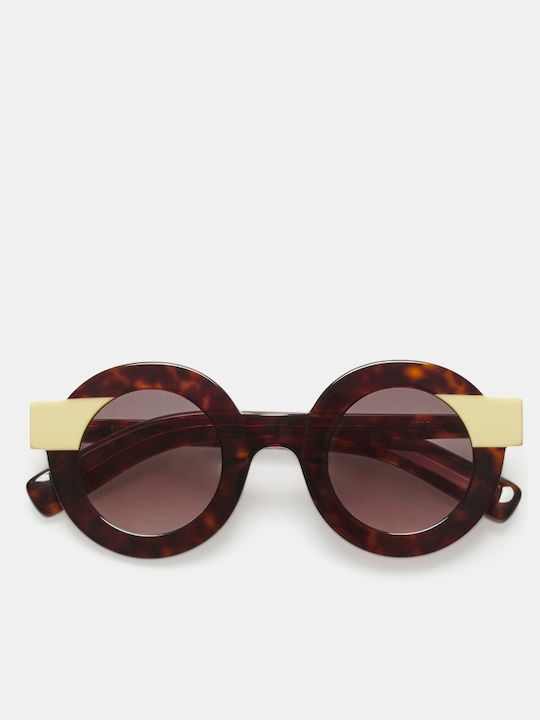Kaleos Sheridan Women's Sunglasses with Brown Tartaruga Plastic Frame and Brown Lens SHERIDAN 5