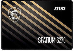 MSI Spatium S270 SSD 480GB 2.5'' SATA III