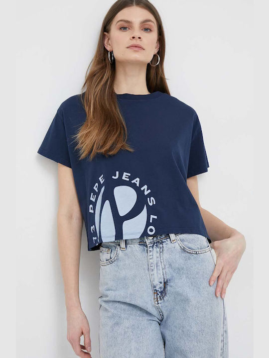 Pepe Jeans Γυναικείο T-shirt Μπλε