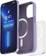 Puro Umschlag Rückseite Silikon Magnetisch Tech Lavender (iPhone 14 Pro)