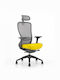 ErgoAction ErgoAction Action Chair VX Bürostuhl mit Einstellbaren Armen Grau / Gelb