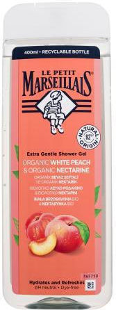 Le Petit Marseillais Extra Gentle Bubble Bath Gel White Peach & Organic Nectarine Soothing 400ml
