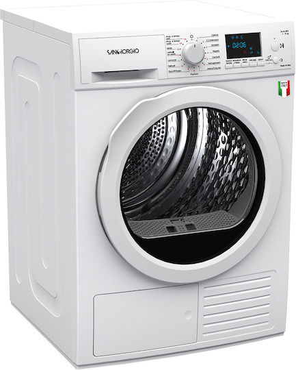 SanGiorgio SDR8 Στεγνωτήριο 8kg με Αντλία Θερμότητας
