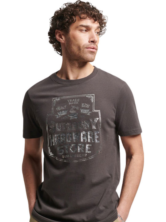 Superdry Vintage Reworked Classic Тениска Черен