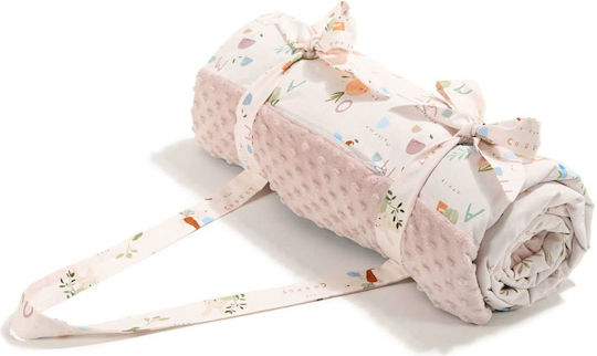 La Millou ABC Fruits Blanket 170x145cm in Beige color