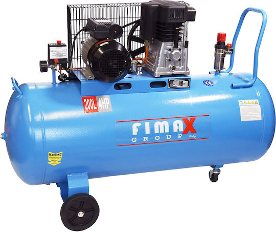 Fimax Трифазен Въздушен компресор с Мощност 4к.с и Резервоар 200лт 71702
