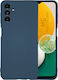 Sonique Back Cover Silicone Navy Blue (Galaxy A...