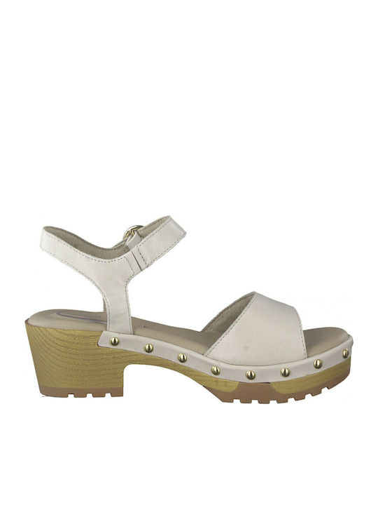 Tamaris Leder Sandalen 0ff White