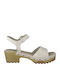 Leder Sandalen 0ff White