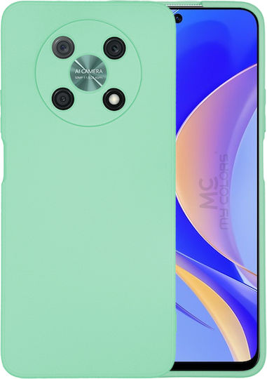 Sonique Umschlag Rückseite Silikon Türkis (Huawei Nova Y90)
