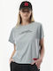 Body Action Women's Athletic Oversized T-shirt Gray