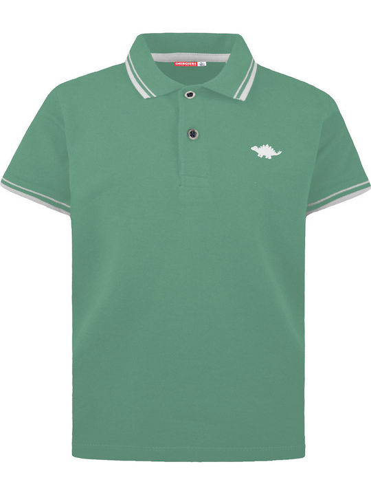 Energiers Kids' Polo Short Sleeve Green 12-2231...