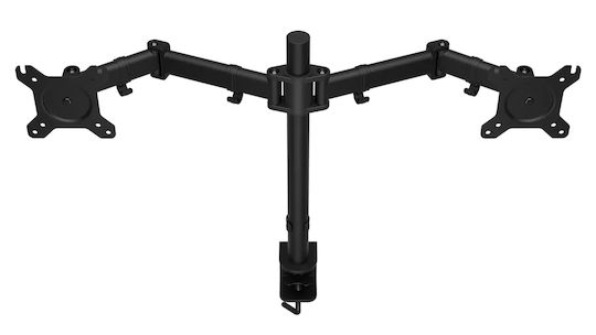 Endorfy Atlas Double Стойка за 2 Монитори до 27" с Рамо Черна