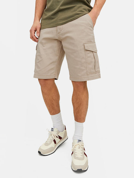 Jack & Jones Bermudă de Bărbați Beige / Oxford Tan