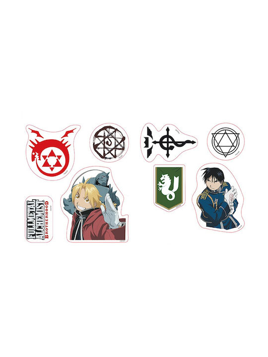 Διακοσμητικό Αυτοκόλλητο Επίπλων Fullmetal Alchemist 8τμχ Abysse