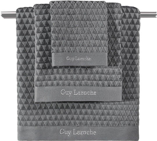 Guy Laroche Σετ 3τμχ Tokyo Anthracite Βάρους 500gr/m²