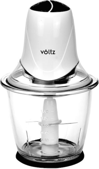 Voltz Mini-Zerkleinerer Multi 300W mit Behälter 1.5Es Weiß