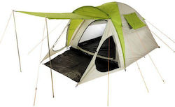 Grasshoppers Electra XL Cort Camping Igloo Bej cu Dublu Strat 3 Sezoane pentru 5 Persoane 410x280x185cm
