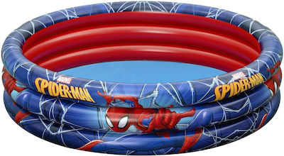 Bestway Spiderman 98018 Παιδική Πισίνα Φουσκωτή 122x122x30εκ.