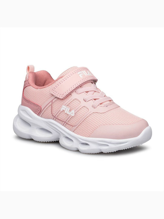 Fila Kids Sneakers for Girls with Laces & Strap Pink