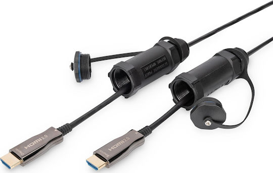 Digitus HDMI 2.0 Premium High Speed 4K 60Hz HDR Cable HDMI Male - HDMI Male 15m Black