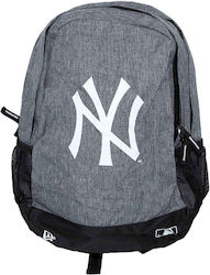 New Era MLB New York Yankees Σχολική Τσάντα Πλάτης Γυμνασίου - Λυκείου σε Γκρι χρώμα