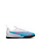 Nike Παιδικά Ποδοσφαιρικά Παπούτσια Phantom με Σχάρα Χωρίς Κορδόνια Baltic Blue / White
