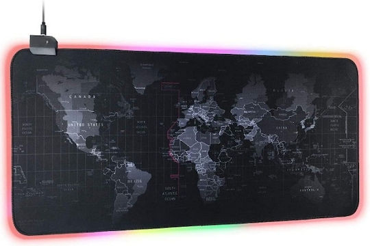GMS-WT-5 Gaming Mauspad XXL (900mm) mit RGB-Beleuchtung via USB Rotes