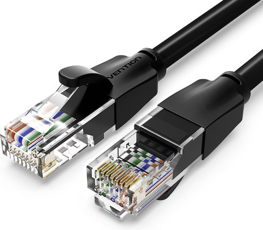 Vention U/UTP Cat.6 Gigabit Network Cable Ethernet 1m Black
